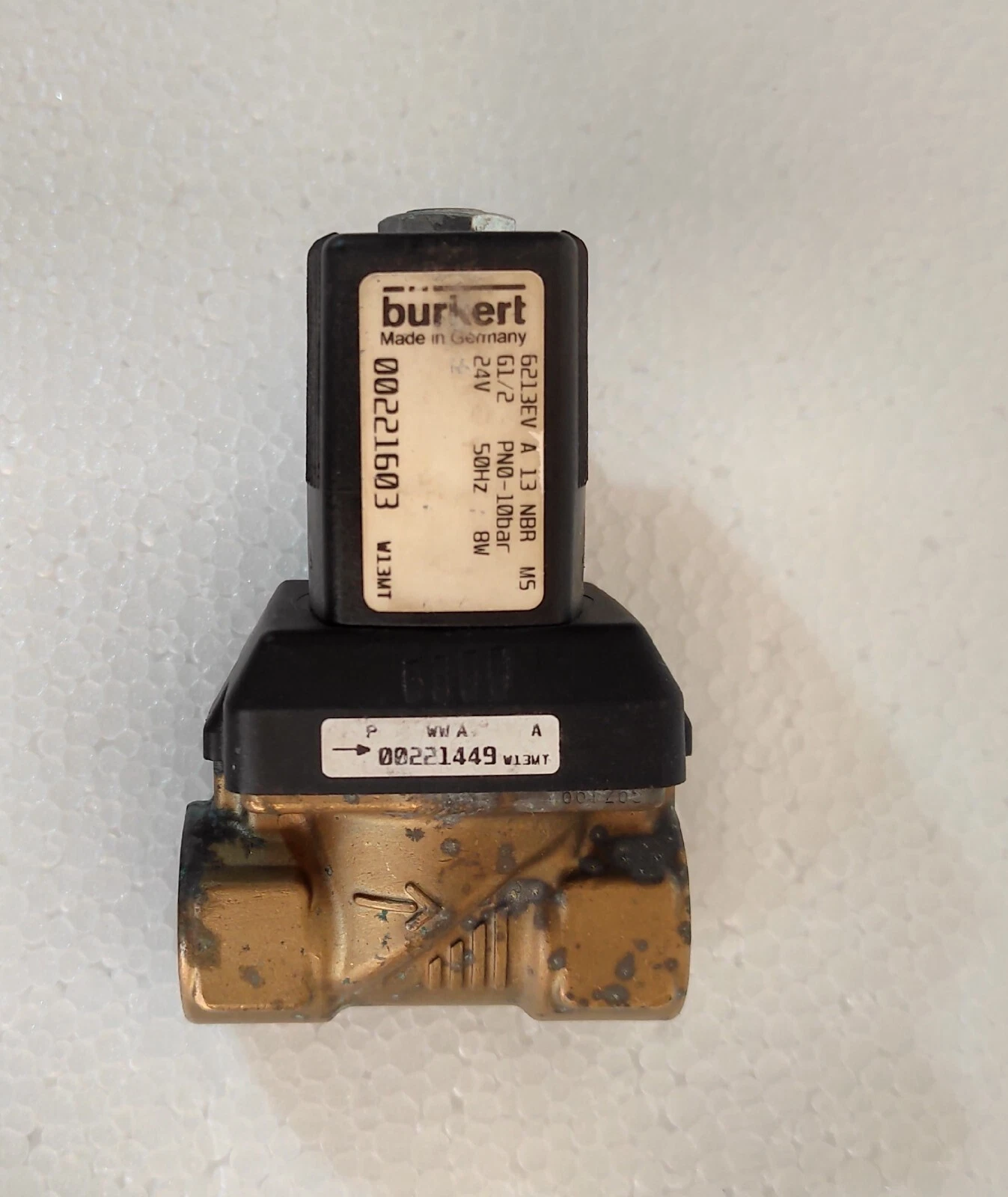 Burkert 6213EV A 13 NBR Solenoid Valve 00221603 W13MT